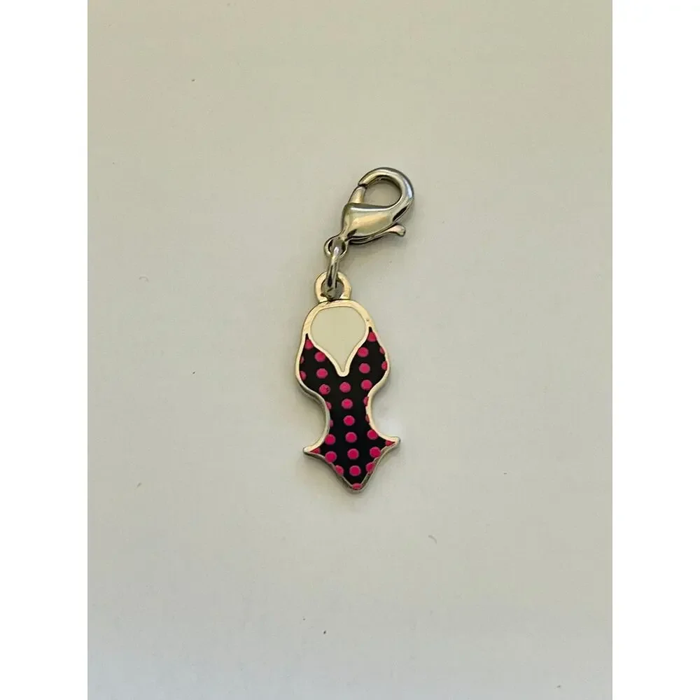 Barbie 2011 Summer Series Jewelry Charm - Pink & Black Swimsuit #6465